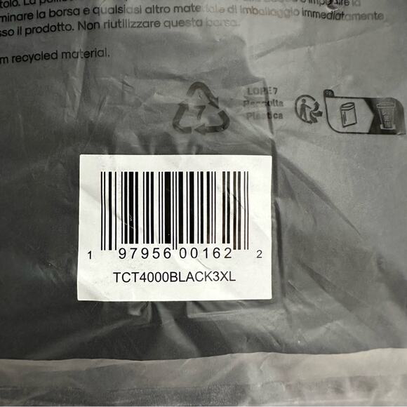 True Classic Short Sleeve Crew Neck Tee in black Size 3XL - Picture 5 of 5